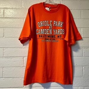 Baltimore Orioles Camden Yards orange t-shirt NWT size L
